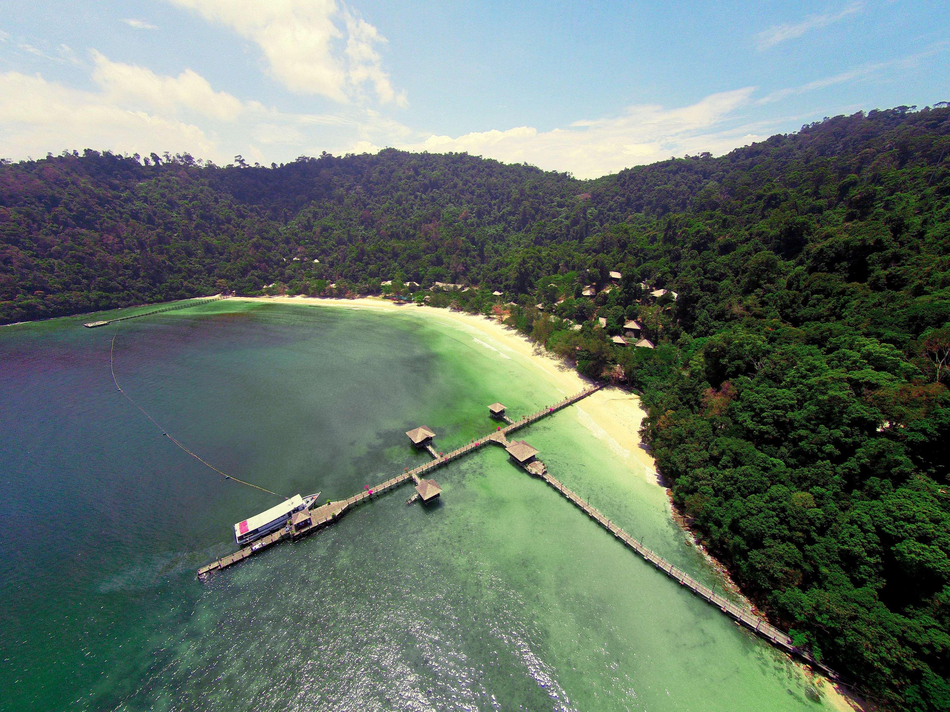 Bunga Raya Island Resort & Spa Pulau Gaya Buitenkant foto