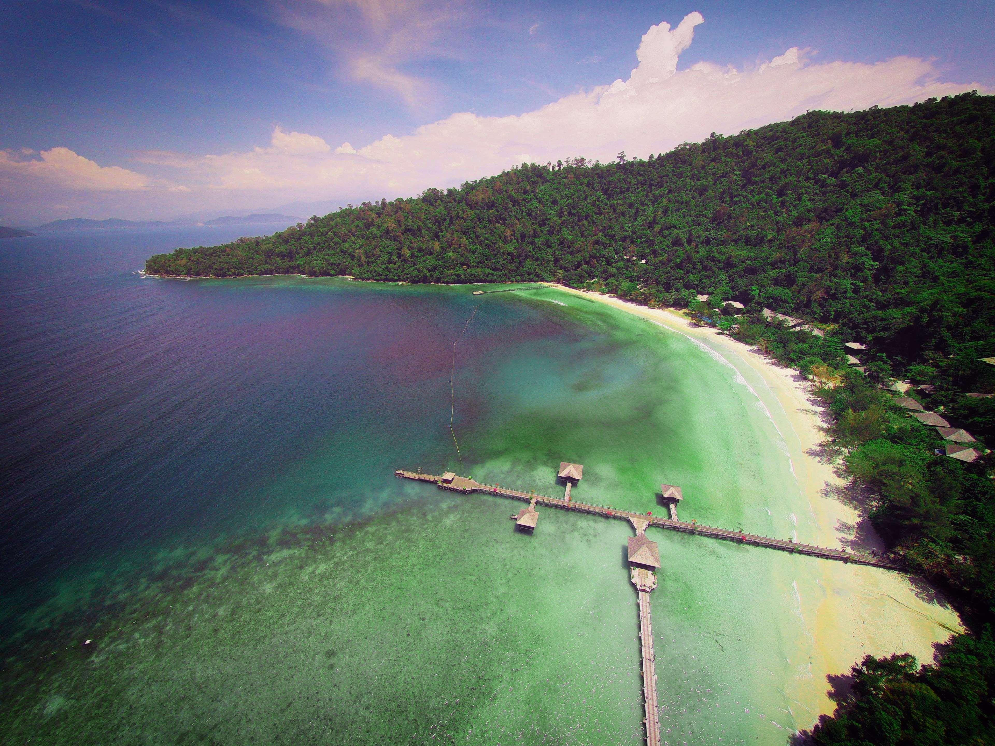 Bunga Raya Island Resort & Spa Pulau Gaya Buitenkant foto