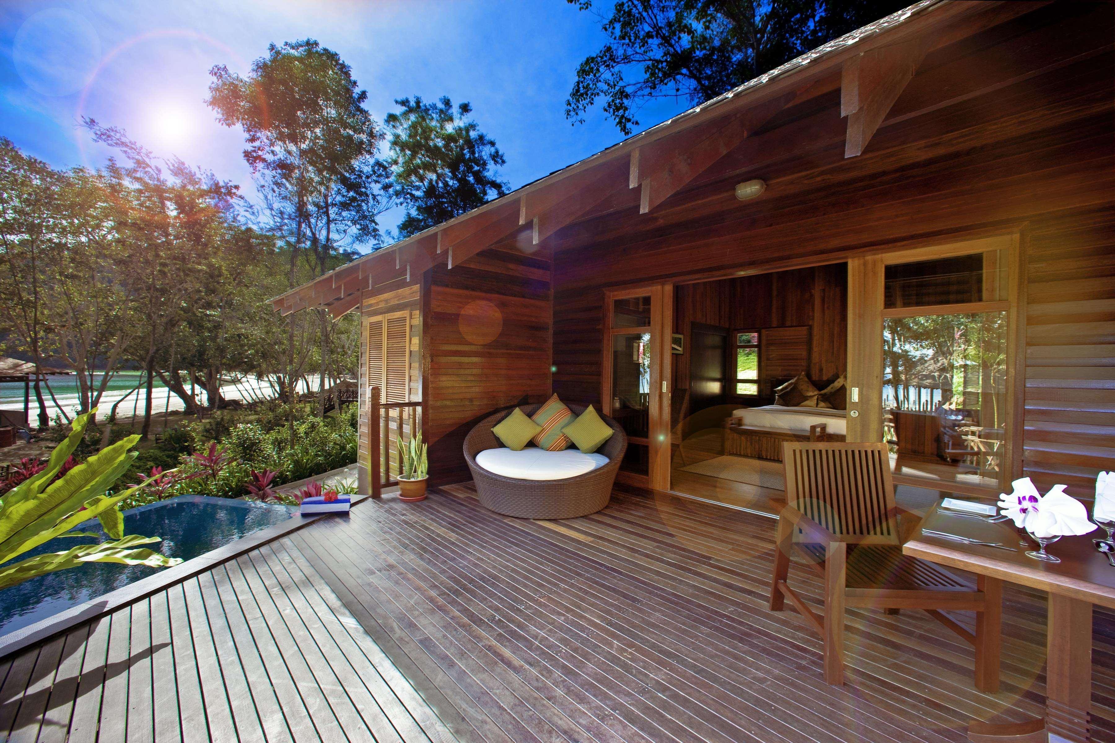 Bunga Raya Island Resort & Spa Pulau Gaya Buitenkant foto
