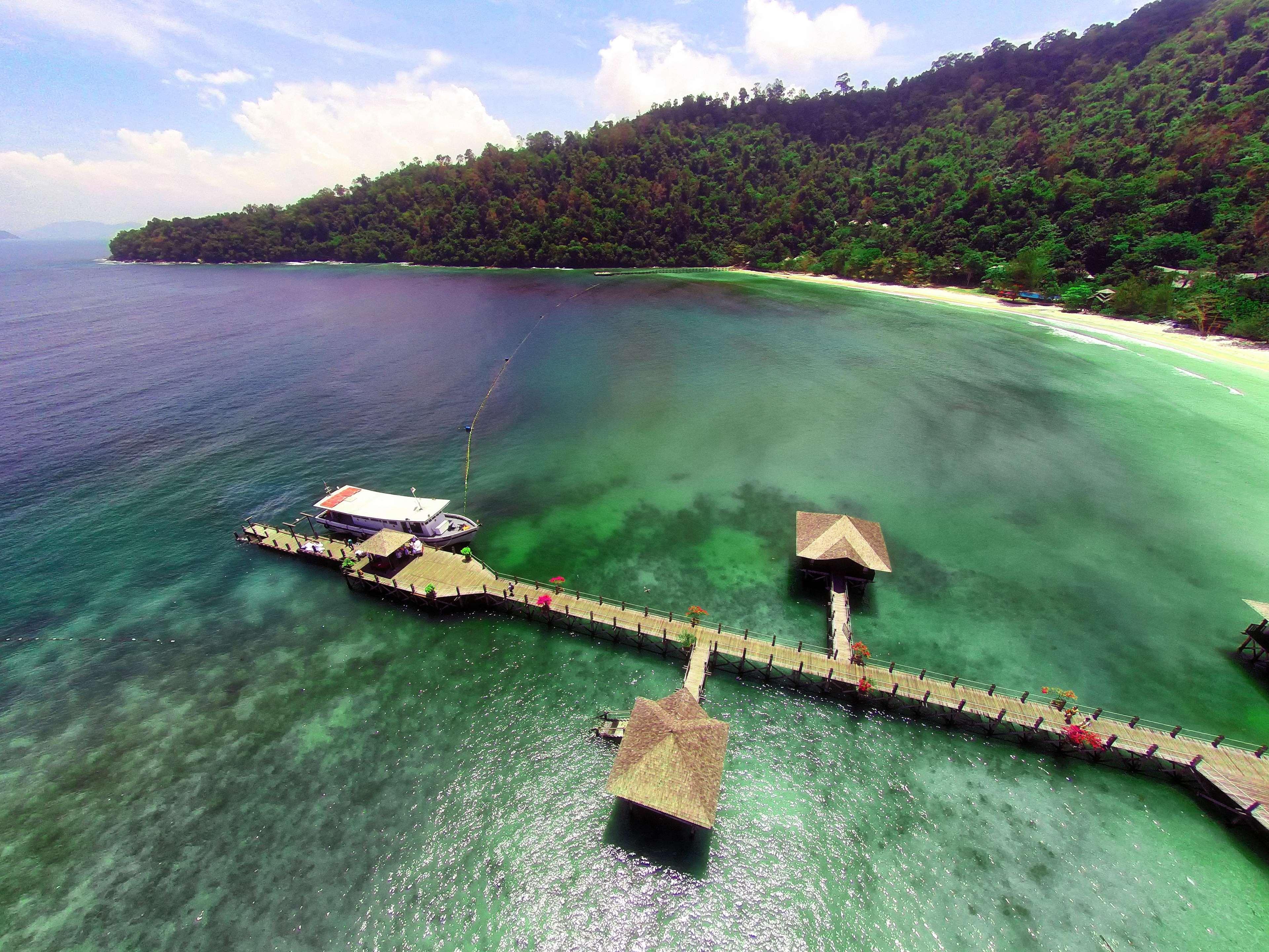 Bunga Raya Island Resort & Spa Pulau Gaya Buitenkant foto