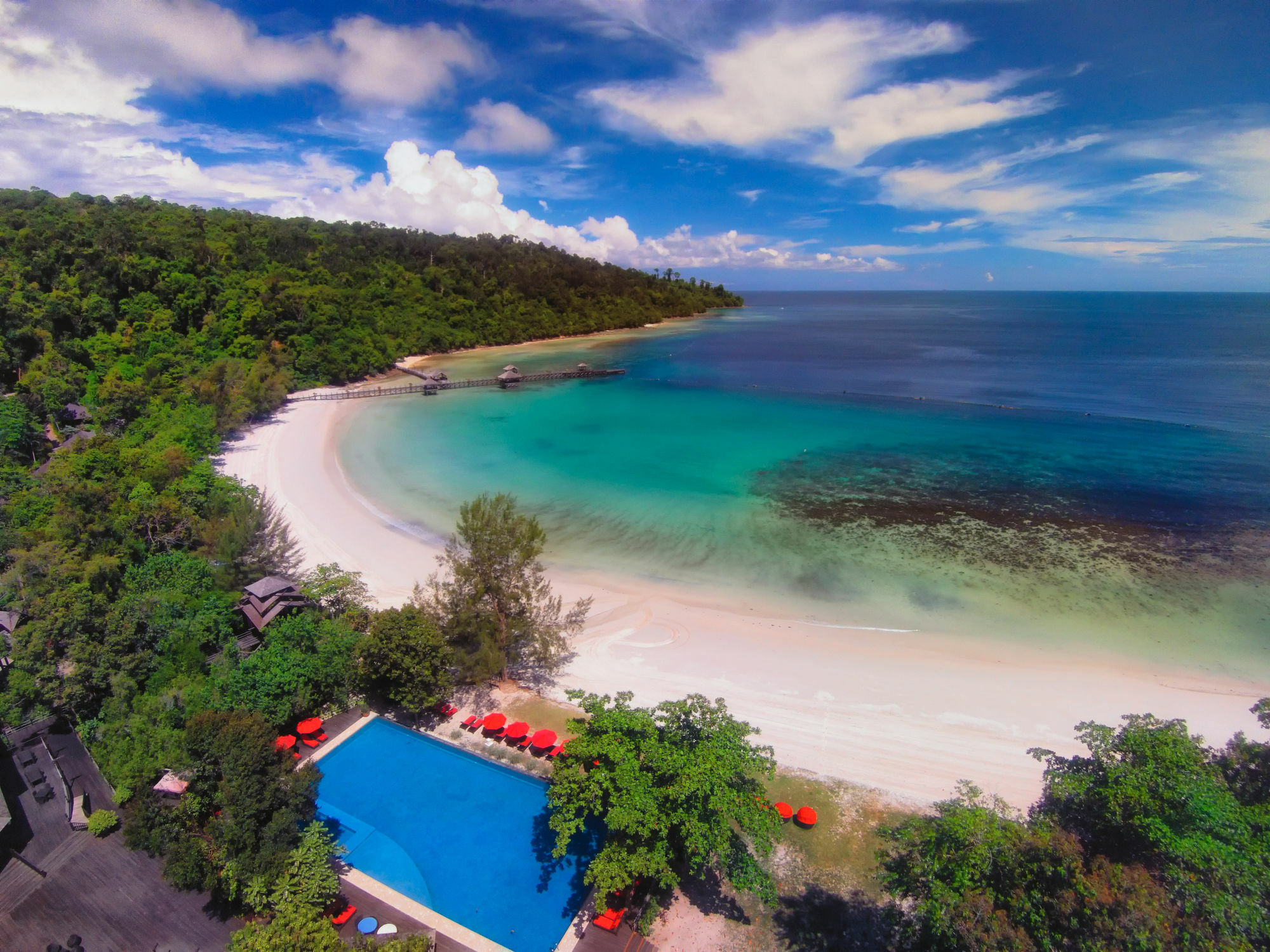 Bunga Raya Island Resort & Spa Pulau Gaya Buitenkant foto